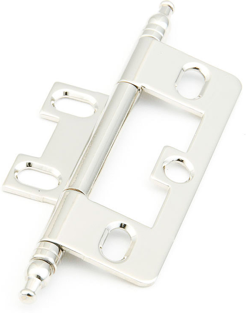 Hinge, Minaret Tip Non-Mortise, Polished Nickel 1100M-PN