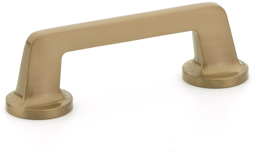 Northport Pull, Round Bases, Brushed Bronze, 3-1/2'' cc 200-BBZ