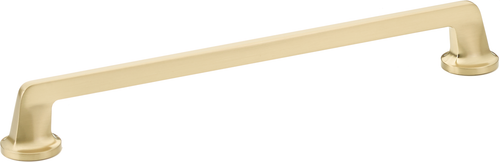 Northport Pull, Round Bases, Signature Satin Brass, 3-1/2'' cc 200-SSB