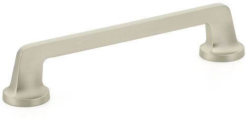 Northport Pull, Round Bases, Satin Nickel, 6'' cc 202-15