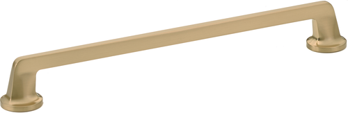 Northport Pull, Round Bases, Brushed Bronze, 10'' cc 203-BBZ