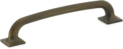 Northport Pull, Square Bases, Ancient Bronze, 6'' cc 207-ABZ