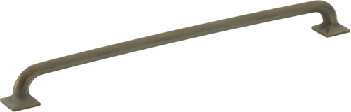 Northport Pull, Square Bases, Ancient Bronze, 12'' cc 209-ABZ