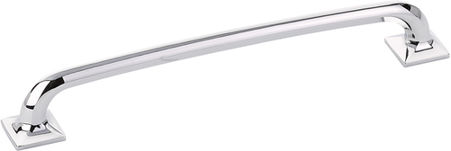 Northport Pull, Square Bases, Polished Chrome, 8'' cc 217-26