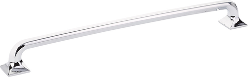 Northport Appliance Pull, Square Bases, Polished Chrome, 15'' cc 218-26