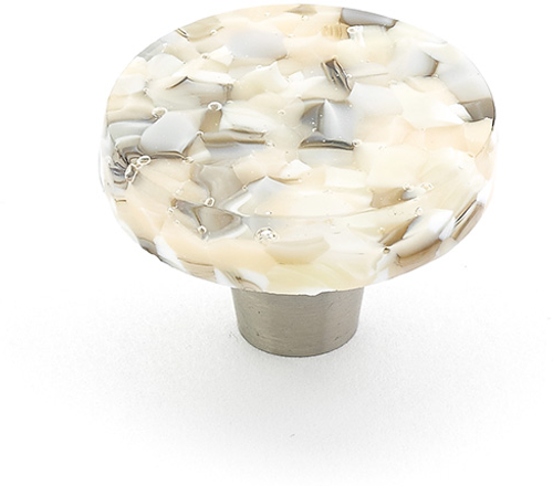 Ice Knob, Round, Sable Pebbles, 1-1/2'' dia 31-SBP