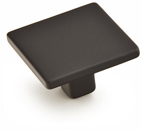 Armadio Knob, Square, Matte Black, 1-3/8'' 360-MB