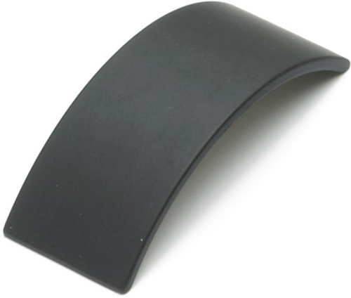 Armadio Pull, Arched, Matte Black, 64 mm cc 362-MB