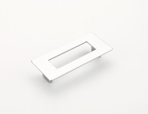 Finestrino Pull, Rectangle, Polished Chrome, 96 mm cc 444-26