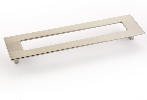 Finestrino Pull, Rectangle, Satin Nickel, 192 mm cc 446-15