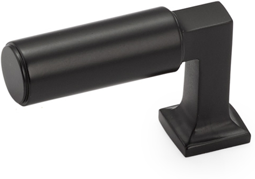 Haniburton Finger Pull, Matte Black, 1/2'' 472-MB