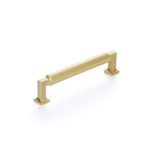 Haniburton Pull, Satin Brass, 5'' cc  475-SB