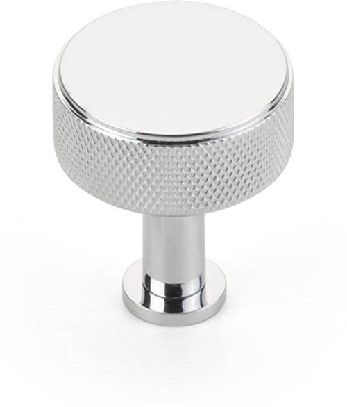Pub House Knob, Knurled, Polished Chrome, 1-1/4'' dia 5002-26