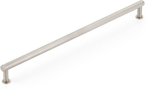 Pub House Pull, Knurled, Brushed Nickel, 12'' cc 5012-BN