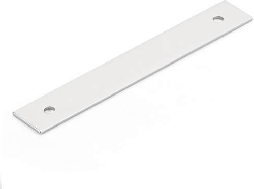 Pub House Backplate for Pull, Polished Chrome, 4'' cc 5104B-26