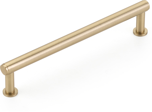 Pub House Pull, Signature Satin Brass, 6'' cc 5106-SSB
