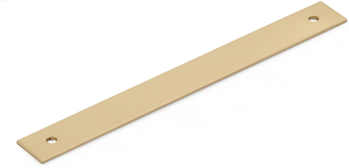Pub House Backplate for Pull, Signature Satin Brass, 6'' cc 5106B-SSB