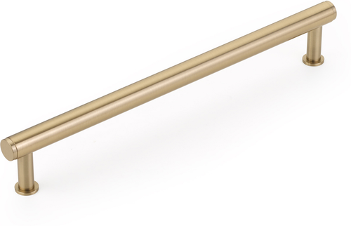 Pub House Appliance Pull, Signature Satin Brass, 12'' cc 5112A-SSB