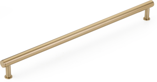 Pub House Appliance Pull, Signature Satin Brass, 18'' cc 5118A-SSB