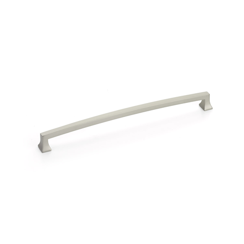 Menlo Park Pull, Arched, Satin Nickel, 10'' cc 528-15