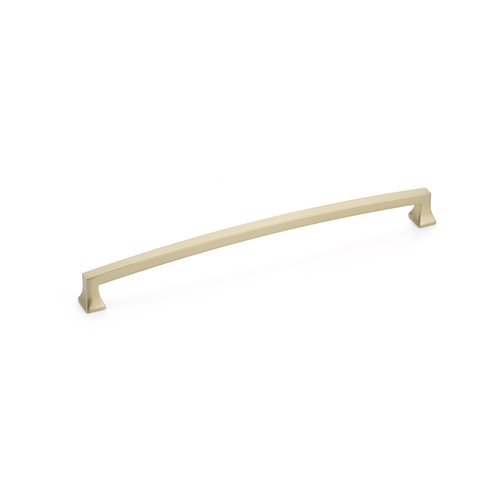 Menlo Park Pull, Arched, Signature Satin Brass, 10'' cc 528-SSB