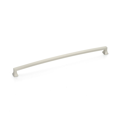 Menlo Park Pull, Arched, Satin Nickel, 12'' cc 529-15