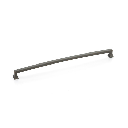 Menlo Park Pull, Arched, Ancient Bronze, 12'' cc 529-ABZ