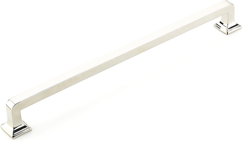Menlo Park Appliance Pull, Polished Nickel, 15'' cc 535-PN