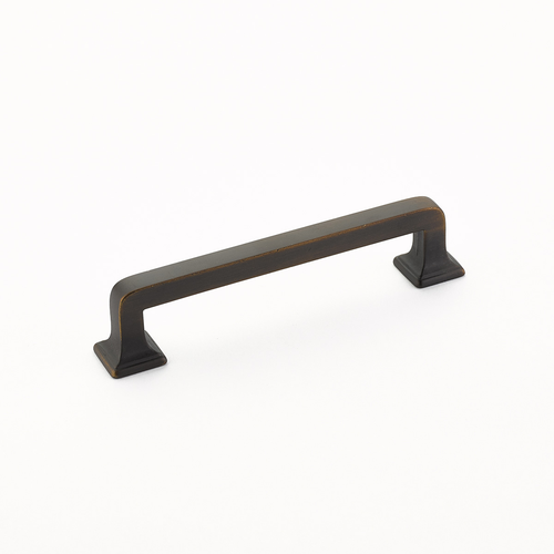 Menlo Park Pull, Ancient Bronze, 4'' cc 538-ABZ