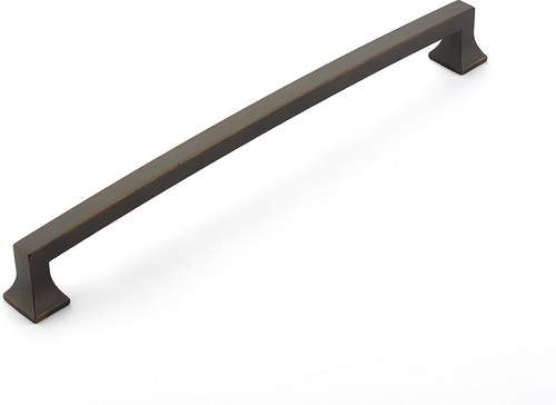 Menlo Park Appliance Pull, Arched, Ancient Bronze, 15'' cc 539-ABZ