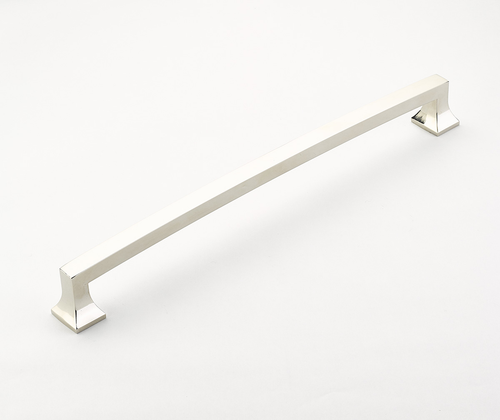 Menlo Park Appliance Pull, Arched, Polished Nickel, 15'' cc 539-PN