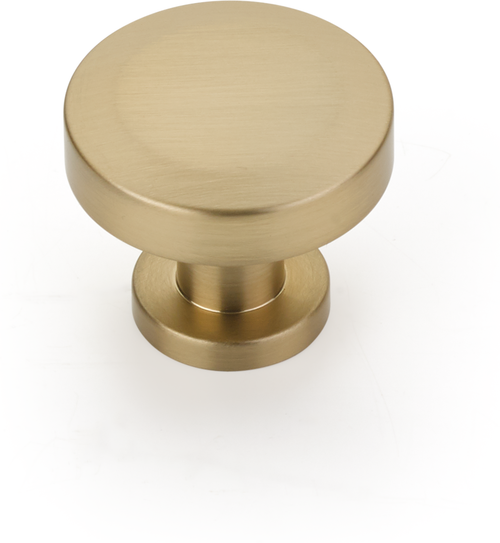 Heathrow Knob, Round, Signature Satin Brass, 1-1/4'' dia 550-SSB
