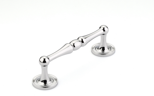 Atherton Pull, Knurled Footplates, Polished Chrome, 4'' cc 576-26
