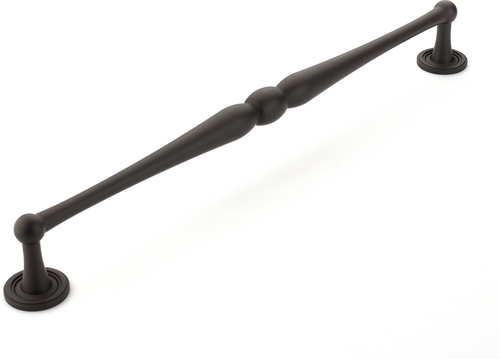 Atherton Appliance Pull, Plain Footplates, Oil Rubbed Bronze, 15'' cc 581-10B