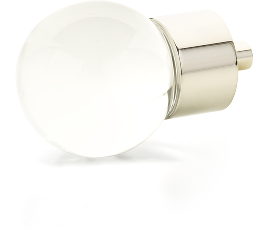 City Lights Globe Glass Knob, Polished Nickel, 1-3/8'' dia 59-PN