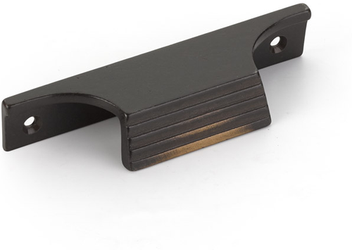 Stradella Edge Pull, Antique Bronze, 4'' cc, 5'' Overall 682-AZ
