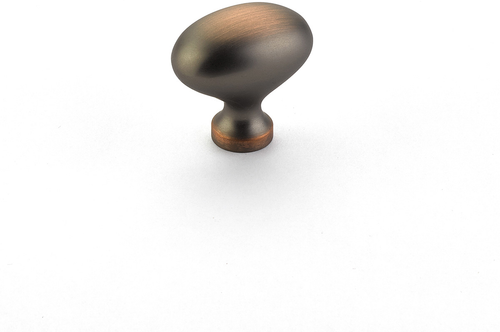 Country Knob, Oval, Aurora Bronze, 1-3/8'' dia 719-AUB
