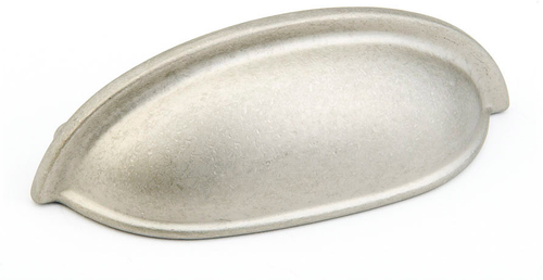 Traditional Cup Pull, Distressed Nickel, 3'' cc 730-DN