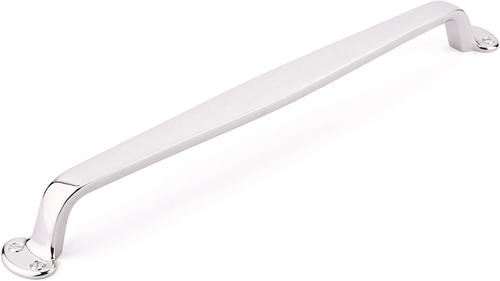 Country Appliance Pull, Polished Nickel, 15'' cc 7465-PN
