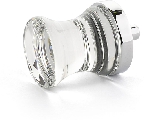 City Lights Concave Glass Knob, Polished Chrome, 1-1/8'' dia 76-26