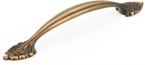Corinthian Pull, Redington Brass, 6'' cc 8716-RB