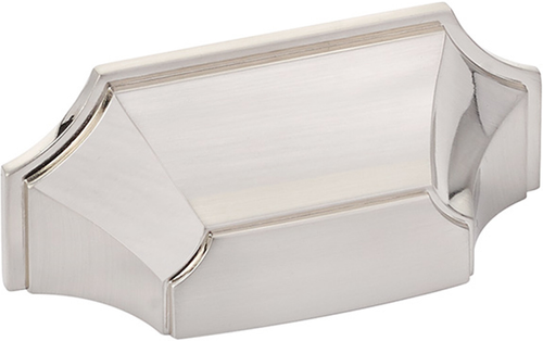 Empire Cup Pull, Brushed Nickel, 3'' cc 878-BN