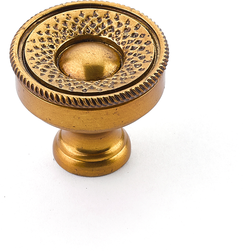 Sonata Knob, Round, Paris Brass, 1-1/4'' dia 927-PAR