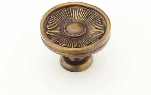 Sunburst Knob, Round, Estate Dover, 1-3/8'' dia 972-ED