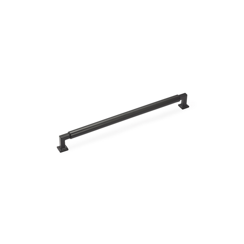 Haniburton Back to Back, Appliance Pull, Matte Black, 12'' cc BTB482-MB