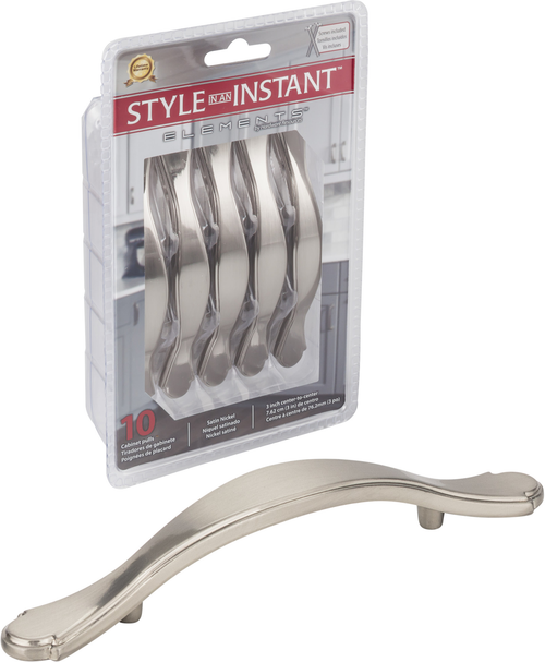 Retail Pack Hardware 3'' cc Bar Pull 3108SN-R