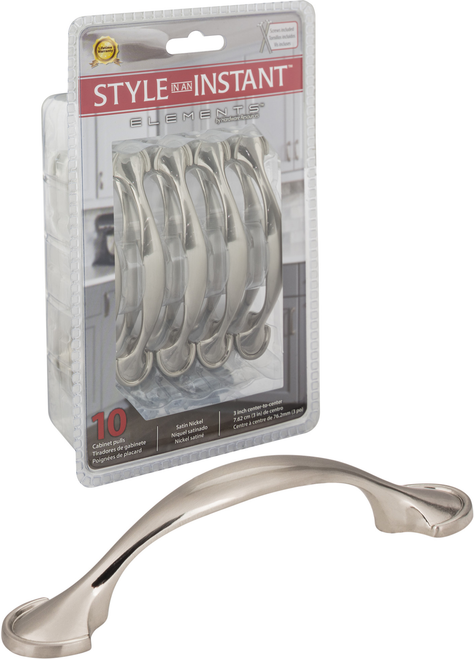 Retail Pack Hardware 3'' cc Bar Pull 647-3SN-R