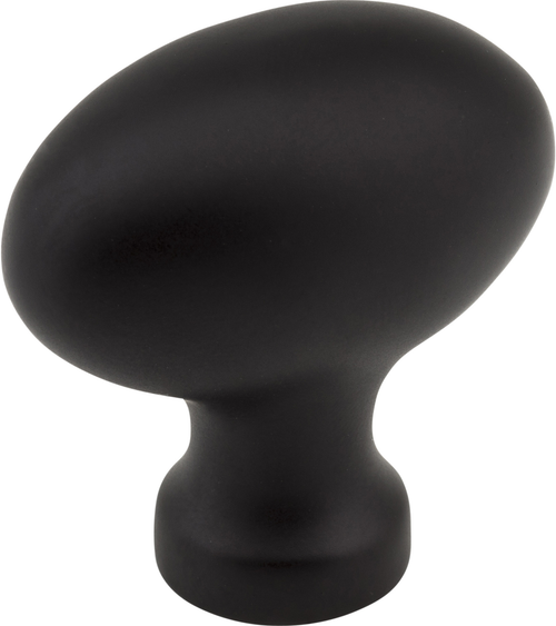 Lyon 1-9/16'' Length Oval Knob 3991BLK
