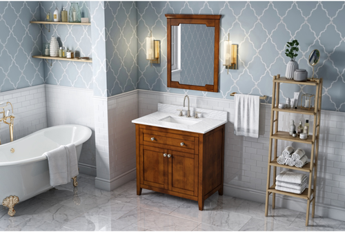2nd Gen Chatham Vanities 28'' W x 1-1/2'' D x 34'' H Chocolate Chatham mirror MIR2CHA-28-CH