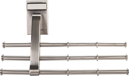 Tie, Belt, & Pant Organizers Satin Nickel Tri-Level Tie Organizer 356T-SN